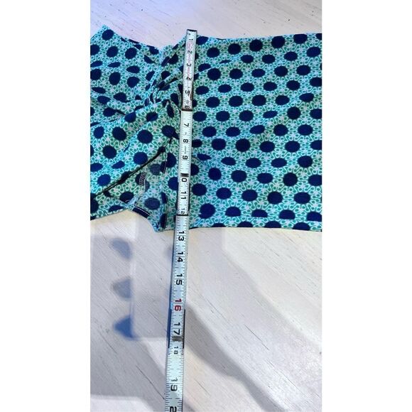 ATHROPOLOGIE MAEVE GREEN BLUE DOT OFF THE SHOULDER TANK CROP TOP XXS - Picture 6 of 9